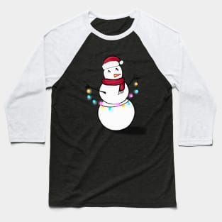 snowman Baseball T-Shirt